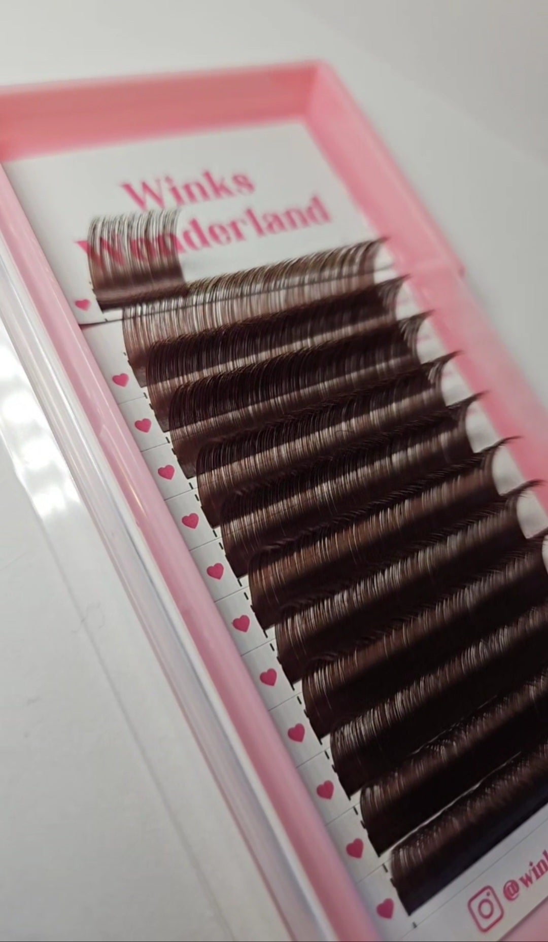 Cashmere Mocha Brown Lash Trays 0.05 CC Mix 7-15mm