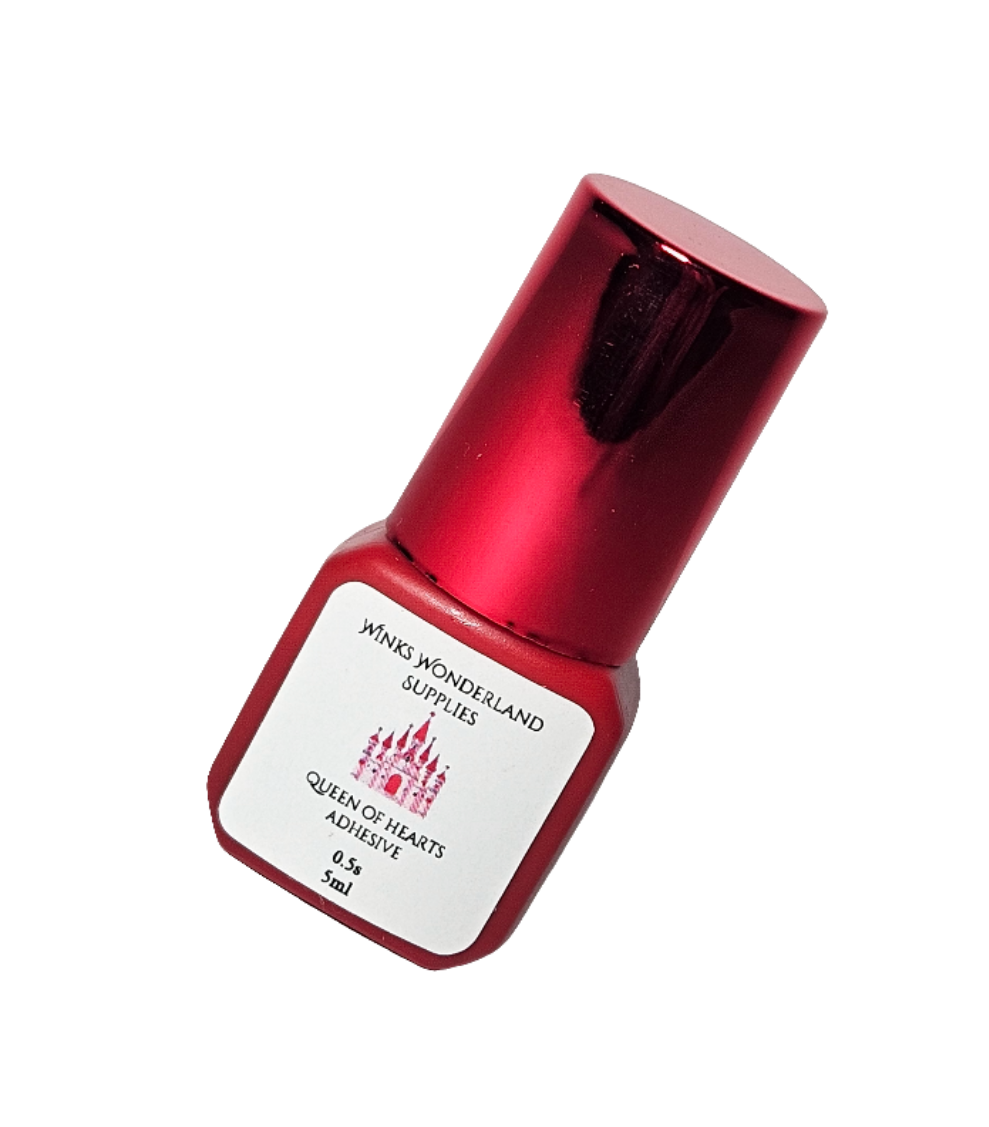 Queen of Hearts Black Adhesive 0.5 seconds