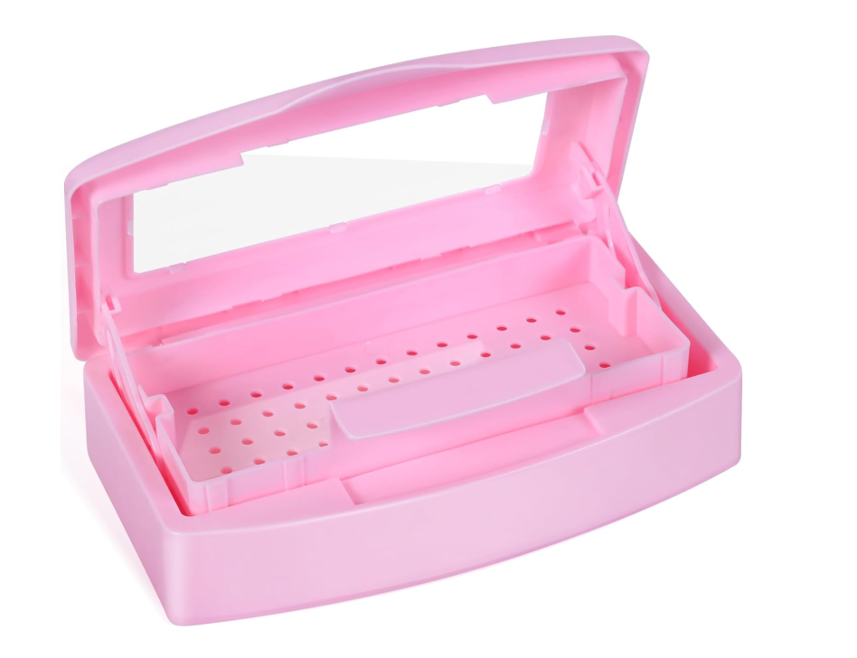 PINK STERILIZING CONTAINER